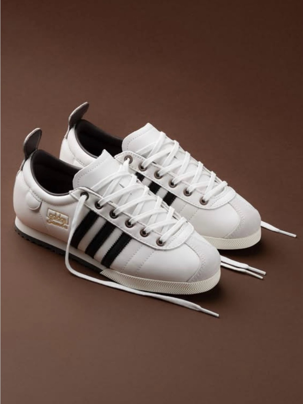 Adidas NEW White/Black Leather Samba 62 Soccer Sneakers Size 9 Streetwear JQ5104